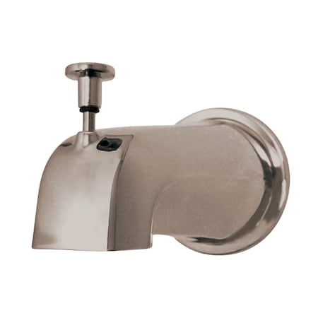 Kingston Brass Diverter, Tub Spout, Brushed Nickel K188E8